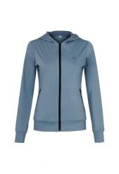 Bluza jeździecka damska hoodie EQUESTRIAN QUEEN River 26SS z kapturem. Czarne bluzy damskie EQUESTRIAN QUEEN, na lato, s, z aplikacjami, z nylonu, bez ramiączek, z kapturem. Za 330.99 zł.