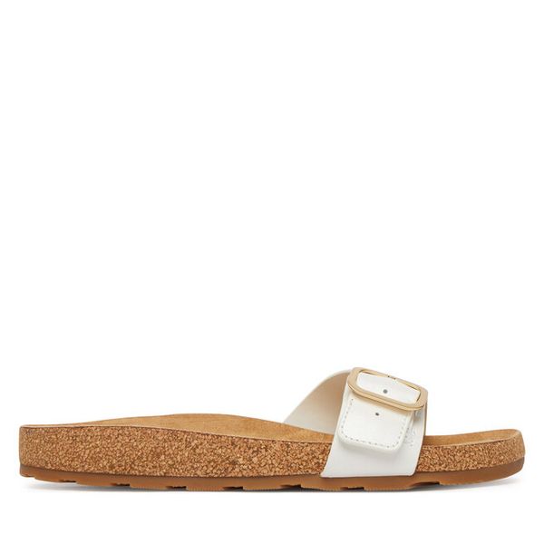 Klapki Tommy Hilfiger. Białe klapki damskie Tommy Hilfiger, bez wzorów, bez obcasa, bez zapięcia. Za 238.99 zł.