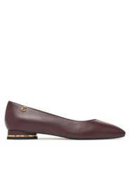 Coccinelle Baleriny C-Everyday Smo E4 U1L 19 01 01 Bordowy. Czerwone balerinki damskie Coccinelle, bez wzorów, ze skóry, bez obcasa, bez zapięcia. Za 899.99 zł.