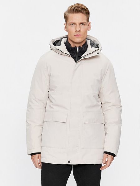 Jack & Jones Kurtka zimowa 12235845 Écru Regular Fit. Kurtki męskie Jack & Jones, na zimę, m, bez wzorów, z syntetyku, bez kaptura. Za 299.99 zł.