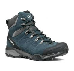 Buty trekkingowe męskie Scarpa ZG Trek GTX. Niebieskie trekkingi męskie Scarpa, z gore-texu, przed kolano, bez zapięcia. Za 824.99 zł.