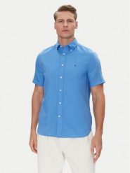 Tommy Hilfiger Koszula MW0MW40703 Niebieski Regular Fit. Niebieskie koszule męskie Tommy Hilfiger, m, bez wzorów, z bawełny, bez kołnierzyka, bez ramiączek. Za 229.99 zł.