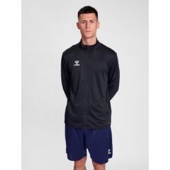 Bluza hmlESSENTIAL TRACK JACKET. Czarne bluzy męskie Hummel, xl, bez wzorów, sportowe, bez ramiączek, bez kaptura. Za 169.00 zł.