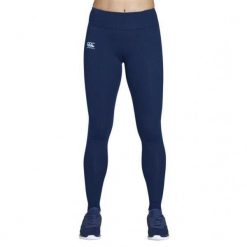 Długie legginsy damskie Canterbury Vapodri. Niebieskie legginsy damskie CANTERBURY, l, bez wzorów, z materiału, długie, na fitness i siłownię. Za 312.50 zł.