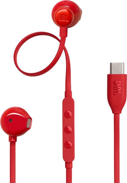 JBL Tune 305C USB-C sarkana - Austinas. Słuchawki dokanałowe JBL. Za 84.26 zł.