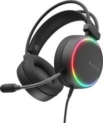 Słuchawki GENESIS SŁUCHAWKI NAUSZNE GENESIS NEON 614 RGB USB Z MIKROFONEM PODŚWIETLENIE CZARNE. Czarne słuchawki nauszne GENESIS. Za 129.00 zł.