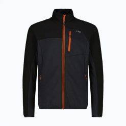 Bluza polarowa CMP Glimra. Szare bluzy damskie CMP, l, bez wzorów, z elastanu, bez ramiączek, bez kaptura. Za 289.99 zł.