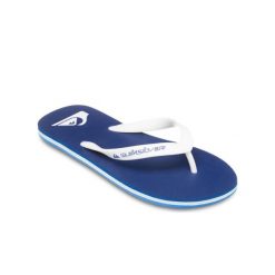 Klapki dla Mężczyzn MOLOKAI CORE Niebieski. Niebieskie klapki męskie Quiksilver, bez wzorów, z gumy, bez zapięcia. Za 89.99 zł.