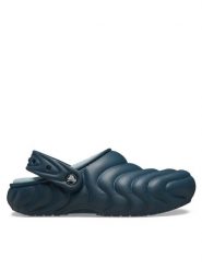 Crocs Klapki Classic Lined Overpuff Clog 210059 Niebieski. Niebieskie klapki męskie Crocs, bez wzorów, z tworzywa sztucznego, bez zapięcia. Za 179.99 zł.