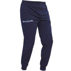 Męskie Spodnie Do Biegania P019. Niebieskie spodnie sportowe męskie Givova, m, bez wzorów, z dresówki, do biegania. Za 129.99 zł.