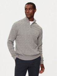 Tommy Hilfiger Sweter Classic MW0MW36532 Szary Regular Fit. Szare swetry męskie Tommy Hilfiger, m, bez wzorów, z bawełny, bez kołnierzyka, bez ramiączek. Za 699.99 zł.