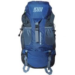 Plecak Mountains 50 L na wędrówki niebieski. Niebieskie plecaki męskie KUBISPORT, bez wzorów, sportowe. Za 167.00 zł.