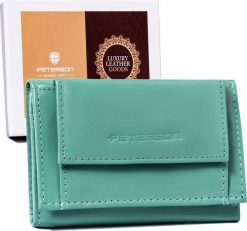 Peterson Mały, skórzany portfel damski z systemem RFID Protect Peterson NoSize. Portfele damskie Peterson. Za 56.96 zł.