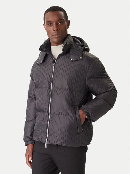 KARL LAGERFELD Kurtka zimowa 505016 554504 Czarny Regular Fit. Czarne kurtki męskie KARL LAGERFELD, na zimę, m, bez wzorów, z syntetyku, bez kaptura. Za 1,579.99 zł.