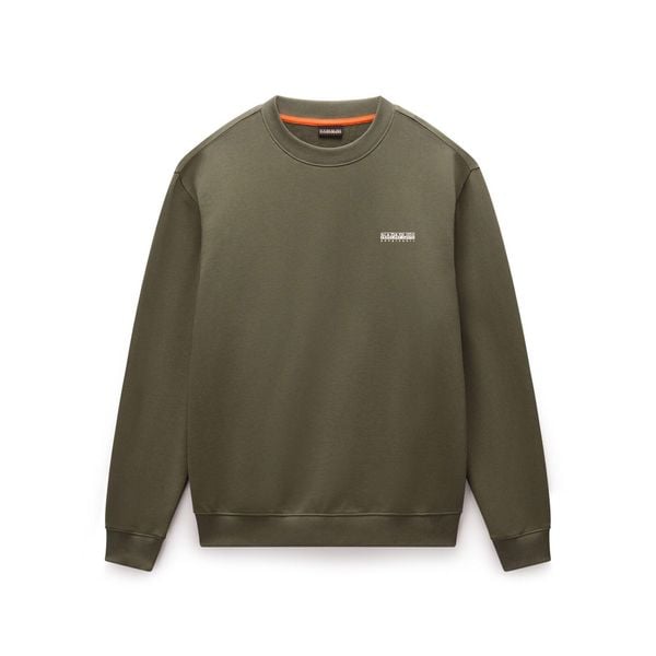 Bluza Napapijri B-Small Box C. Zielone bluzy męskie Napapijri, m, bez wzorów, bez ramiączek, bez kaptura. Za 295.10 zł.