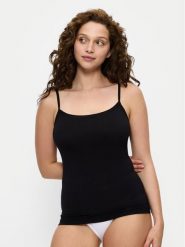 Triumph Top Sense Of Modal 10224795 Czarny Slim Fit. Czarne topy damskie Triumph, xs, bez wzorów, z syntetyku, bez kołnierzyka, bez ramiączek. Za 39.00 zł.