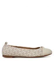 MICHAEL Michael Kors Baleriny Mandy 40S5MAFP1B Écru. Balerinki damskie MICHAEL Michael Kors, bez wzorów, z materiału, bez obcasa, bez zapięcia. Za 359.99 zł.