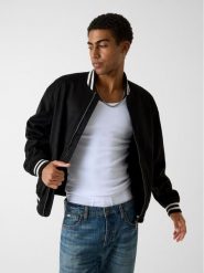 Guess Jeans Kurtka przejściowa 180532 Czarny Classic Fit. Czarne kurtki męskie Guess Jeans, m, z aplikacjami, z jeansu, bez kaptura. Za 749.99 zł.