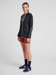 Bluza do piłki nożnej damska Hummel zip hml AUTHENTIC Poly. Czerwone bluzy damskie Hummel, s, bez wzorów, z dzianiny, klasyczne, bez ramiączek, z kapturem. Za 174.50 zł.