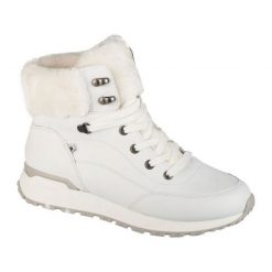 Buty Rieker Evolution W0670-80 białe. Białe śniegowce damskie z materiału, bez zapięcia. Za 626.25 zł.