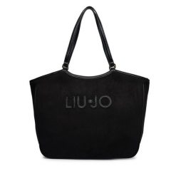 Torebka Liu Jo. Czarne shopperki damskie Liu Jo, bez wzorów, bez dodatków. Za 559.99 zł.