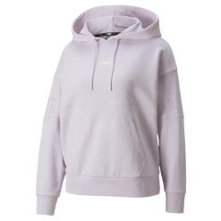 Damska Bluza Z Kapturem Stardust. Fioletowe bluzy damskie Puma, xl, bez wzorów, bez ramiączek, z kapturem. Za 248.99 zł.