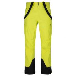 Męskie spodnie hardshell Kilpi LAZZARO-M. Zielone spodnie sportowe męskie Kilpi, m, bez wzorów, z hardshellu, narciarskie. Za 835.17 zł.