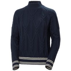 Bluza damska Helly Hansen Positano. Niebieskie bluzy damskie Helly Hansen, bez wzorów, bez ramiączek, bez kaptura. Za 639.00 zł.