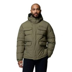 Męska kurtka Columbia Landroamer Puffer Ja 2088081397. Zielone kurtki męskie Columbia, m, bez wzorów, z materiału, sportowe, z kapturem. Za 982.00 zł.