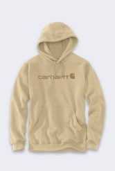 Bluza Carhartt Marquette Logo Beach Heather. Brązowe bluzy męskie Carhartt, m, bez wzorów, bez ramiączek, bez kaptura. Za 265.11 zł.