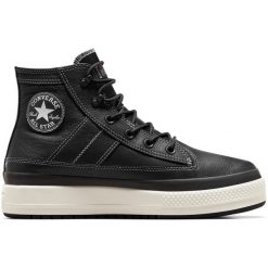 Buty sportowe Converse Chuck Taylor All Star Equip Wp. Czarne buty sportowe męskie Converse, bez wzorów, ze skóry, bez zapięcia, na fitness i siłownię. Za 890.00 zł.