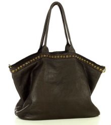 Shopperka MARCO MAZZINI c. brązowy v95e. Brązowe shopperki damskie bez wzorów, ze skóry, duże, bez dodatków. Za 599.00 zł.