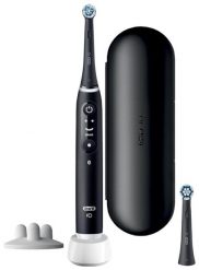 Szczoteczka magnetyczna Oral-B iO 6s Black Lava czarny. Czarne szczoteczki elektryczne Oral-B. Za 649.00 zł.