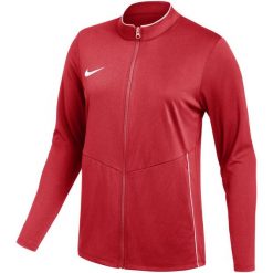 Bluza damska Nike Dri-Fit Park 26. Czerwone bluzy damskie Nike, bez wzorów, z materiału, klasyczne, bez ramiączek, bez kaptura. Za 121.99 zł.