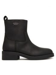 Tommy Jeans Botki Tjw Soft Sole Chelsea Boots Lth EN0EN03080 Czarny. Czarne botki damskie Tommy Jeans, bez wzorów, z jeansu, bez obcasa, na płaskiej podeszwie, bez zapięcia. Za 649.99 zł.