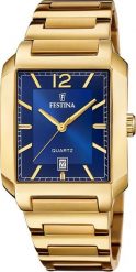 Zegarek Festina Zegarek męski Festina F20678-3 złoty. Żółte zegarki męskie Festina, bez wzorów, złote. Za 568.00 zł.