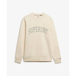 Bluza Superdry Athletic Essentials. Białe bluzy męskie Superdry, m, bez wzorów, bez ramiączek, bez kaptura. Za 326.95 zł.