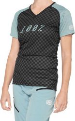 100% Koszulka damska 100% AIRMATIC Women's Jersey krótki rękaw seafoam checkers roz. M (NEW 2021). Czerwone bluzki damskie 100%, m, bez wzorów, z jersey, bez kołnierzyka, bez ramiączek. Za 150.82 zł.