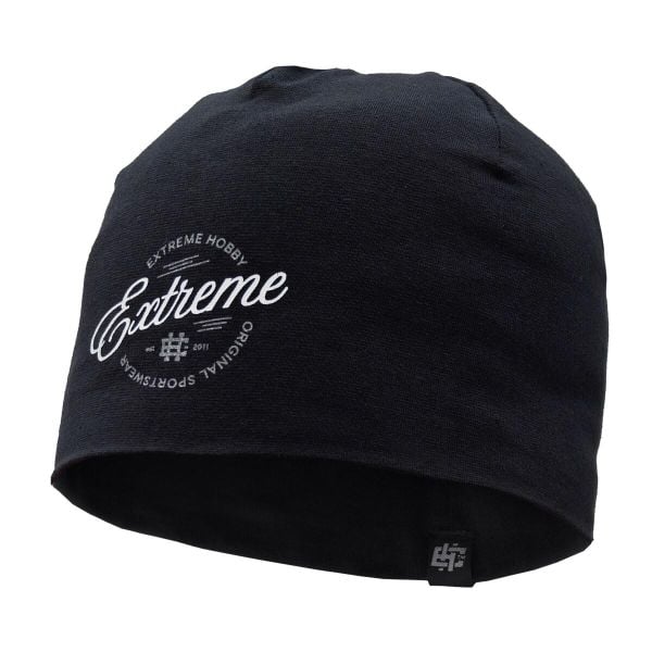 Czapka zimowa męska beanie EXTREME HOBBY CLUSTER. Czarne czapki męskie EXTREME HOBBY, na zimę, bez wzorów, z bawełny. Za 69.00 zł.