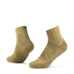 Skarpetki Buff DRYFLX® QUARTER SOCK DQ GINGKO S. Żółte skarpetki damskie Buff, bez wzorów. Za 109.90 zł.