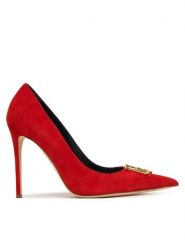 Elisabetta Franchi Szpilki SA59L61E2 Czerwony. Czerwone szpilki damskie Elisabetta Franchi, bez wzorów, ze skóry, bez obcasa, na szpilce, bez zapięcia. Za 3,079.00 zł.