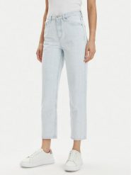 Tommy Hilfiger Jeansy Classic WW0WW41312 Niebieski Straight Fit. Niebieskie jeansy damskie Tommy Hilfiger, bez wzorów, z bawełny. W wyprzedaży za 309.99 zł.