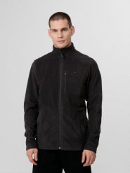 4f Polar męski H4Z22-PLM352 Głęboka czerń r. S. Bluzy sportowe męskie 4F, m, bez wzorów, z polaru, bez kaptura. Za 19.59 zł.