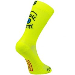 Skarpetki Sporcks Eye. Żółte skarpetki damskie SPORCKS, bez wzorów, ze skóry. Za 155.00 zł.