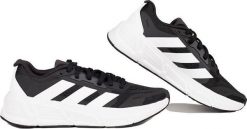 Buty męskie do biegania adidas Questar 2 czarne IF2229 46 2/3. Czarne buty sportowe męskie Adidas, bez wzorów, bez zapięcia, do biegania. Za 450.83 zł.