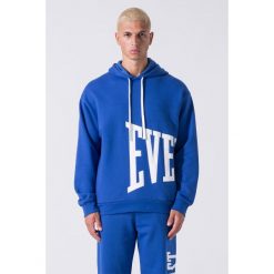 Bluza męska Everlast Exclusive Hoodie Logo. Niebieskie bluzy sportowe męskie EVERLAST, m, bez wzorów, bez kaptura, na fitness i siłownię. Za 189.99 zł.