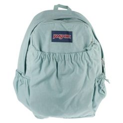Plecak sportowo-turystyczny dla dorosłych Slouch Pack Backpack. Niebieskie plecaki męskie Jansport, bez wzorów, z materiału, sportowe. Za 199.99 zł.