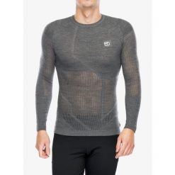 Bluza termiczna męska Ortovox Merino Thermovent LS. Szare bluzy męskie ORTOVOX, na zimę, m, bez wzorów, sportowe, bez ramiączek, bez kaptura. Za 491.04 zł.