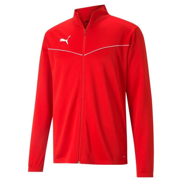 Kurtka z dresu Puma TeamRise. Czerwone kurtki męskie Puma, xl, bez wzorów, z dresówki, z kapturem. Za 232.50 zł.