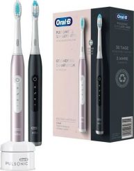Szczoteczka Oral-B Pulsonic Slim Luxe 4900 Rose/Black. Czarne szczoteczki elektryczne Oral-B. Za 418.91 zł.